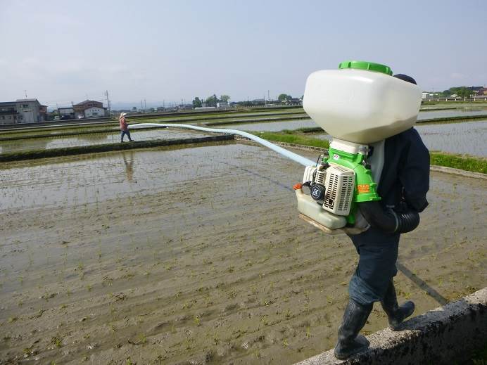 除草剤散布